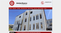 Desktop Screenshot of boyaciantalya.com