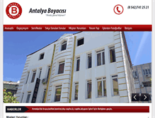 Tablet Screenshot of boyaciantalya.com